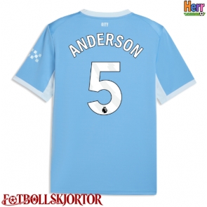 Manchester City Elliot Anderson #5 Hemmatröja 2026-27 Kortärmad